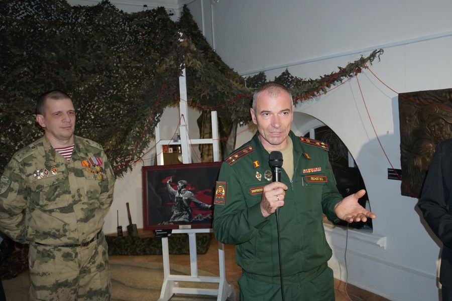 Личный состав ВУЦ принял участие в открытии выставки «Свет Великой Победы!»